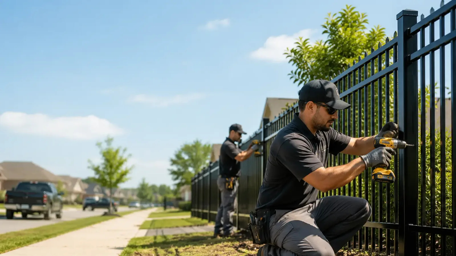 Metal Fence Installation in Van Vleck, TX
